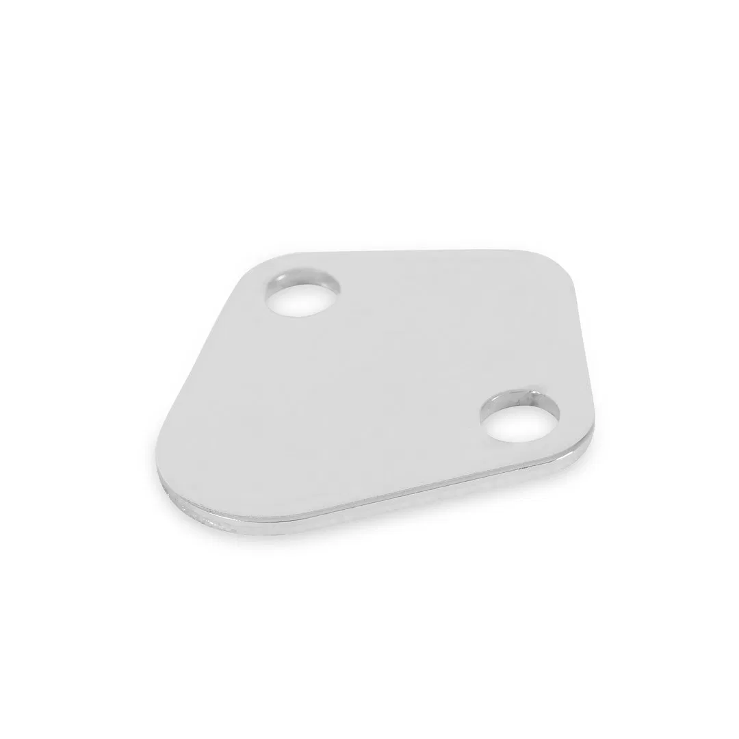 1516 – MR GASKET Fuel Pump Block Off Plate, Silver With Gasket - view 3